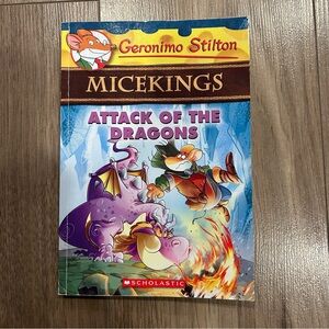☀️ 3/$15 Attack of the Dragons Geronimo Stilton Micekings #1 Book
